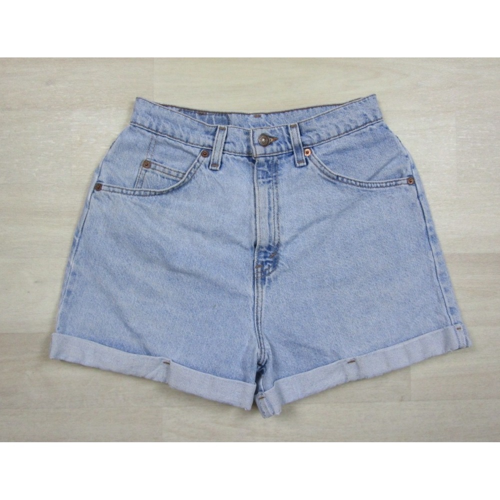 Vintage 90s‎ Levis 954 High Rise Denim Jean Shorts Womens (26" Waist) Cuff Jorts